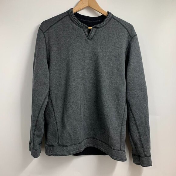 Tommy Bahama Men's Flip Coast Reversable Long Sleeve Pullover Sweatshirt Size L - Picture 1 of 14